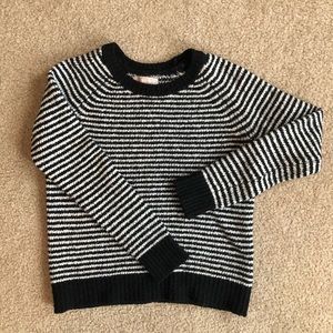 Banana republic striped merino wool blend sweaterS